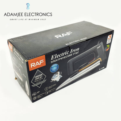 RAF Dry Iron Light Weight R.1108 with Non-Stick Soleplate – 1600w