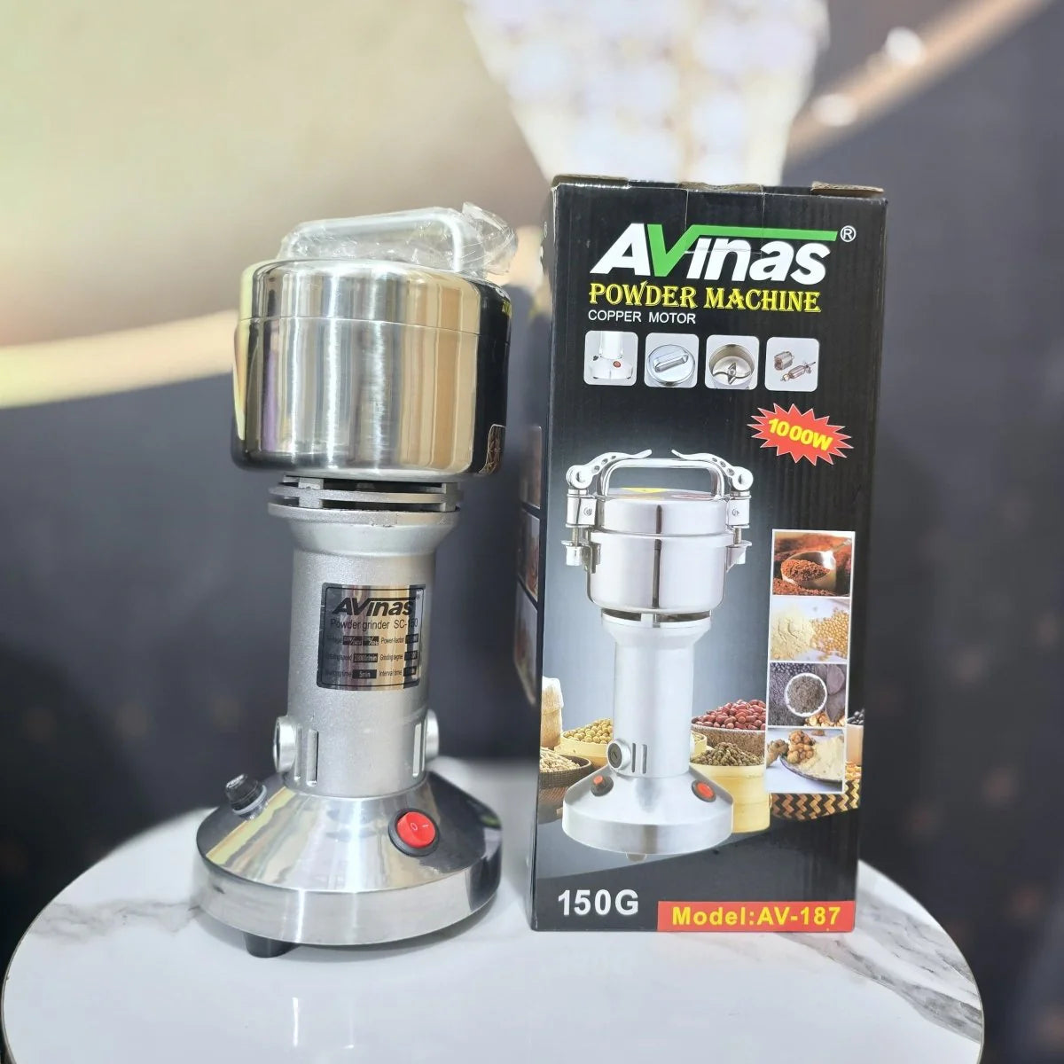 Avinas Professional 150g Spice/ Coffee / Powder Grinder - 1000W